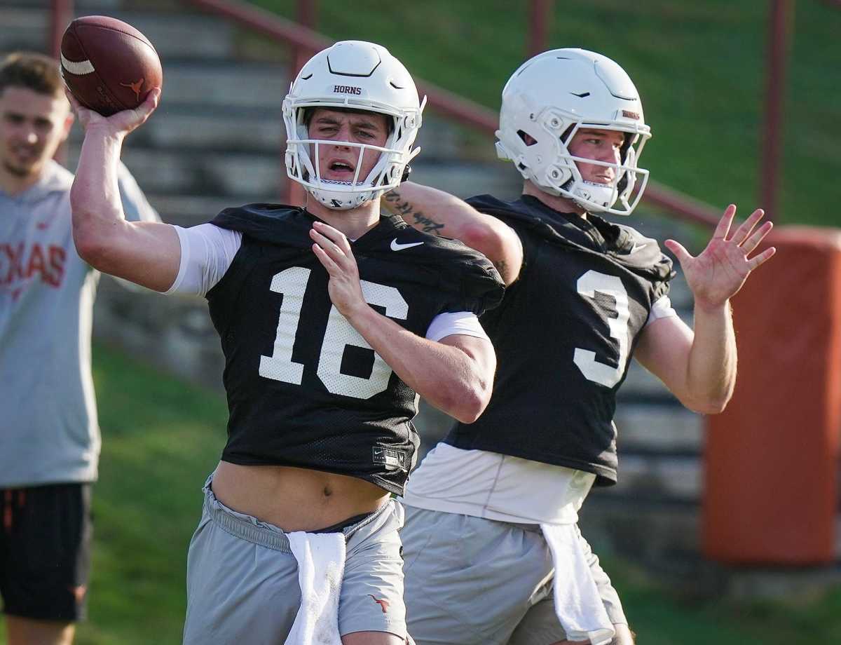 Arch Manning and Quinn Ewers